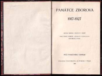 Rudolf Medek: Památce Zborova 1917-1927