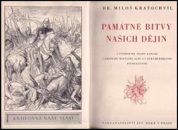 Miloš Václav Kratochvíl: Památné bitvy našich dějin