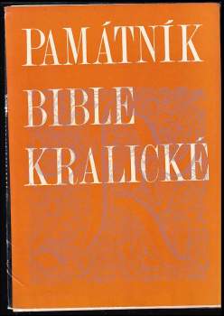 Památník Bible kralické [v Kralicích nad Oslavou]