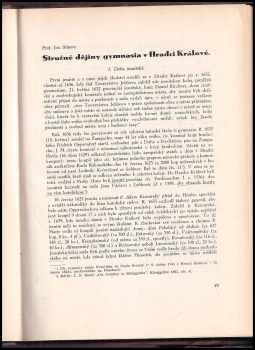 Památník Rašínova státního čsl. gymnasia v Hradci Králové, vydaný slavnostním výborem při jubileu roku 1936