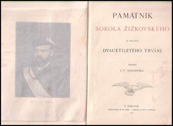 Památník Sokola Žižkovského k oslavě dvacetiletého trvání