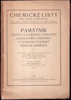 Památník života a odborné činnosti legionářů chemiků v československé armádě sibiřské