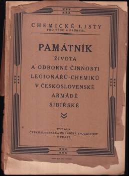 Památník života a odborné činnosti legionářů chemiků v československé armádě sibiřské