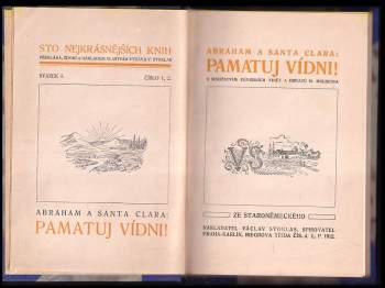 Abraham a Sancta Clara: Pamatuj Vídni!