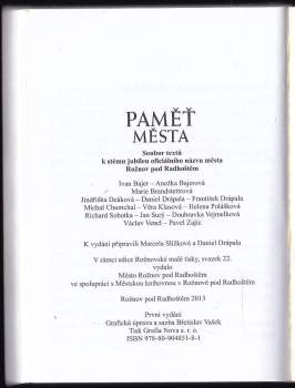 Ivan Bajer: Paměť města