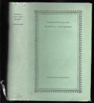 Romain Rolland: Paměti a vzpomínky