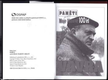 Otakar Vávra: Paměti, aneb, Moje filmové 100letí