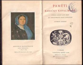 Antonie Kavalírová: Paměti babičky Kavalírové