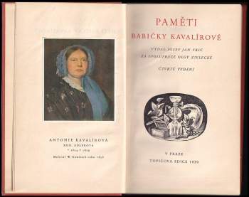 Antonie Kavalírová: Paměti babičky Kavalírové