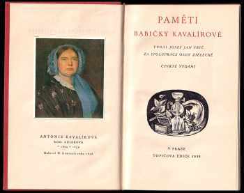 Antonie Kavalírová: Paměti babičky Kavalírové