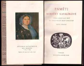 Antonie Kavalírová: Paměti babičky Kavalírové
