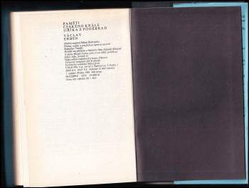 Václav Erben: Paměti českého krále Jiříka z Poděbrad