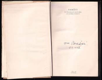 Edvard Beneš: Paměti