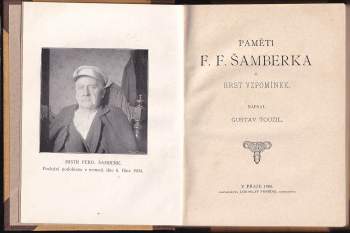 František Ferdinand Šamberk: Paměti F.F. Šamberka