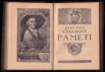 Giacomo Casanova: Giacoma Casanovy Paměti