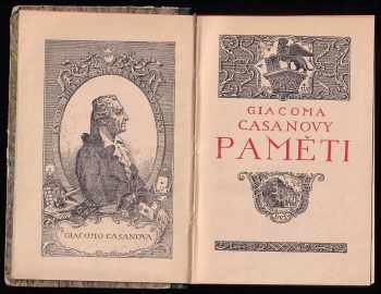 Giacomo Casanova: Giacoma Casanovy Paměti