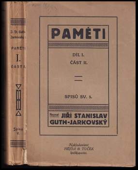 Jiří Stanislav Guth-Jarkovský: Paměti