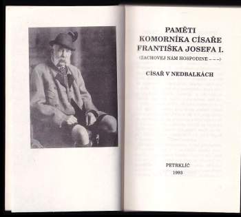 Eugen Ketterl: Paměti komorníka císaře Františka Josefa I