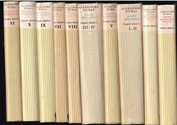 Alexandre Dumas: Paměti lékařovy (12 dílů, 10 svazků)