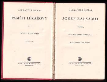 Alexandre Dumas: Paměti lékařovy
