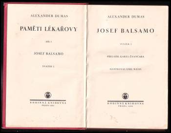 Alexandre Dumas: Paměti lékařovy