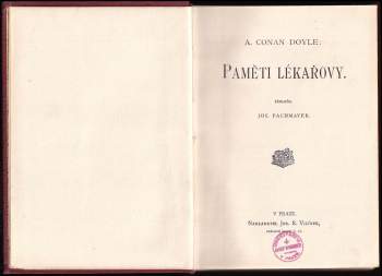 Arthur Conan Doyle: Paměti lékařovy