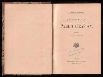 Arthur Conan Doyle: Paměti lékařovy