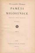 Paměti milostnice : 3. díl - román - Alexandre Dumas (1930, Jos. R. Vilímek)