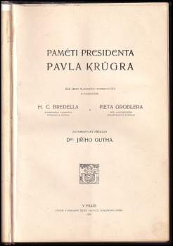 Paul Kruger: Paměti presidenta Pavla Krügra
