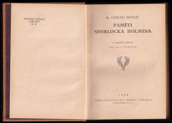 Arthur Conan Doyle: Paměti Sherlocka Holmesa