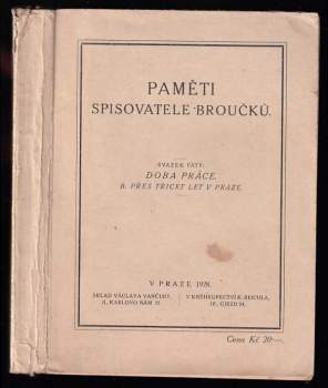 Paměti spisovatele Broučků