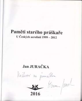 Jan Juračka: Paměti starého práškaře