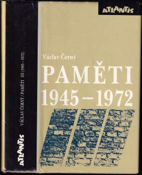 Václav Černý: Paměti