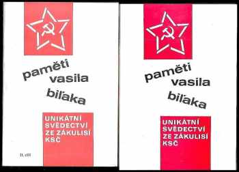 Vasil Biľak: Paměti Vasila Biľaka