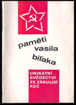 Vasil Biľak: Paměti Vasila Biľaka