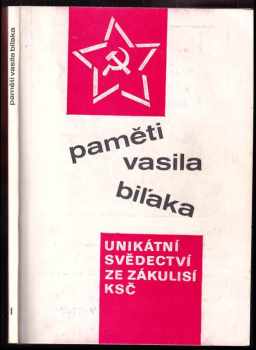 Vasil Biľak: Paměti Vasila Biľaka