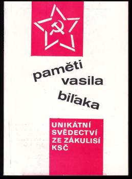 Paměti Vasila Biĺaka