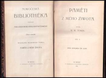 Václav Vladivoj Tomek: Paměti z mého života - Paměti z mého žiwota - díl II.