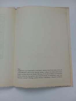 Pamětní list druhé schůzky moravských bibliofilů a exlibristů v Kroměříži 12.V.1929