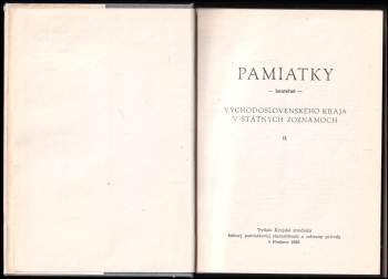Pamiatky hnuteľné Východoslovenského kraja v štátnych zoznamoch