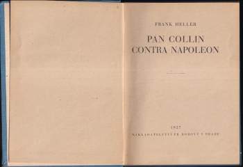 Frank Heller: Pan Collin contra Napoleon