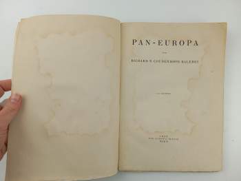 Richard Nicolaus von Coudenhove-Kalergi: Pan-Europa