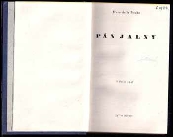 Mazo de La Roche: Pán Jalny