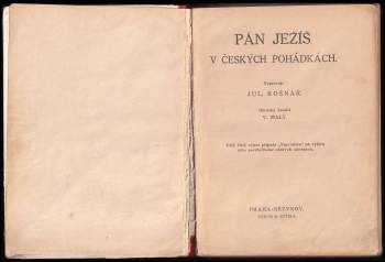 Julius Košnář: Pán Ježíš v českých pohádkách