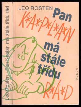 Pan Kaplan má stále třídu rád