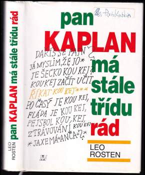 Leo Rosten,: Pan Kaplan má stále třídu rád