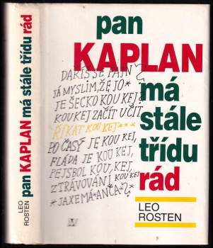 Pan Kaplan má stále třídu rád