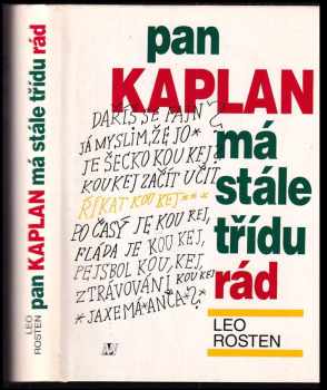 Pan Kaplan má stále třídu rád