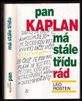 Pan Kaplan má stále třídu rád - Leo Calvin Rosten (1995, Nakladatelství Lidové noviny) - ID: 778304