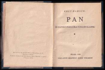 Knut Hamsun: Pan